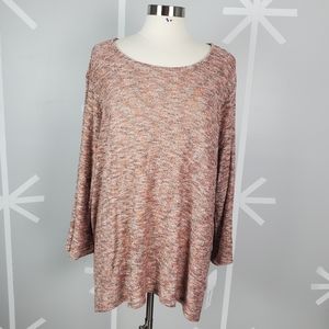 NWT Plus Size 3X Sunset Canyon Knit Top
